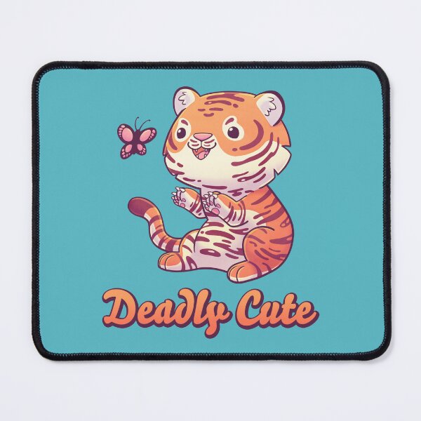 Item preview, Deadly Cute Tiger // Kawaii, Big Cat, Animals designed and sold by Geekydog.