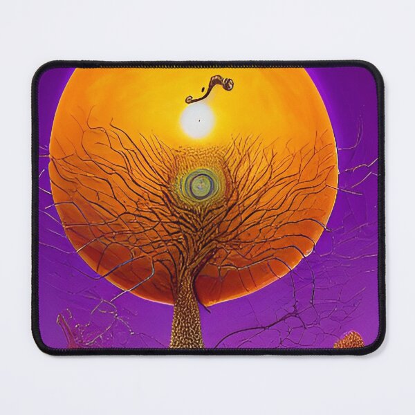 Item preview, Weird whimsical fantasy image with allusion to Munch's scream designed and sold by depthsofthemind.