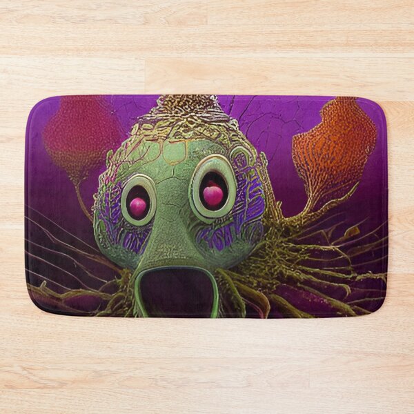 Item preview, Weird whimsical fantasy image with allusion to Munch's scream designed and sold by depthsofthemind.