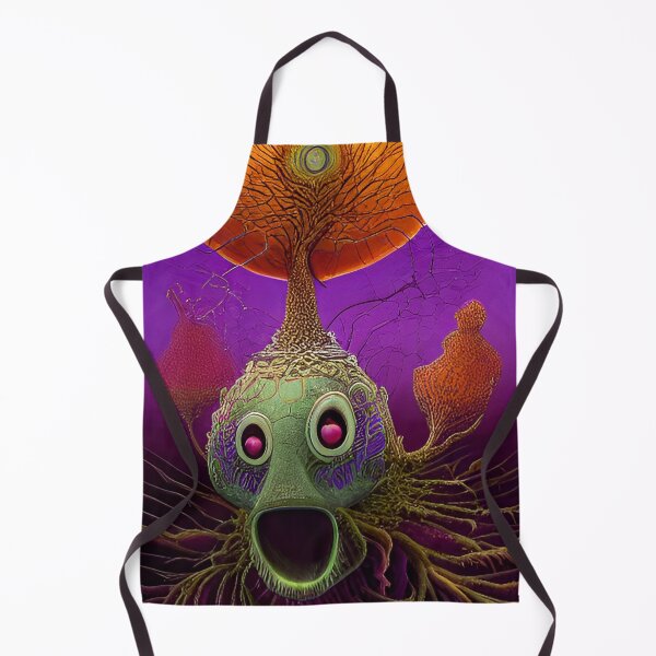 Item preview, Weird whimsical fantasy image with allusion to Munch's scream designed and sold by depthsofthemind.
