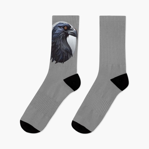 Item preview, Artistic Style Cartoon Raven Painting Drawing Sticker, Wall arts, Art Prints and More designed and sold by Kevin Lou.
