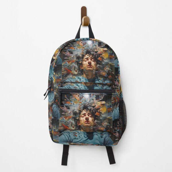Item preview, An artwork in the style of multiple exposure exposing energy and creativity designed and sold by AI-Only Creations.