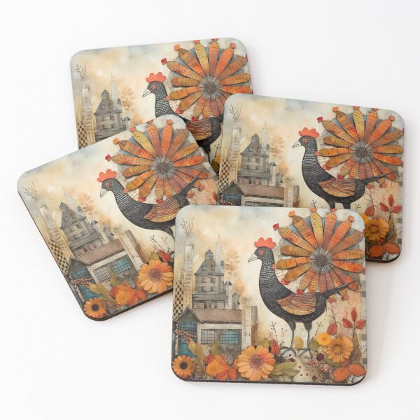 Item preview, Rustic Fall Chicken designed and sold by tomorrowsart.