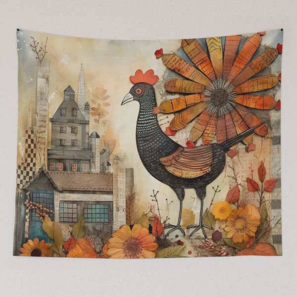Item preview, Rustic Fall Chicken designed and sold by tomorrowsart.