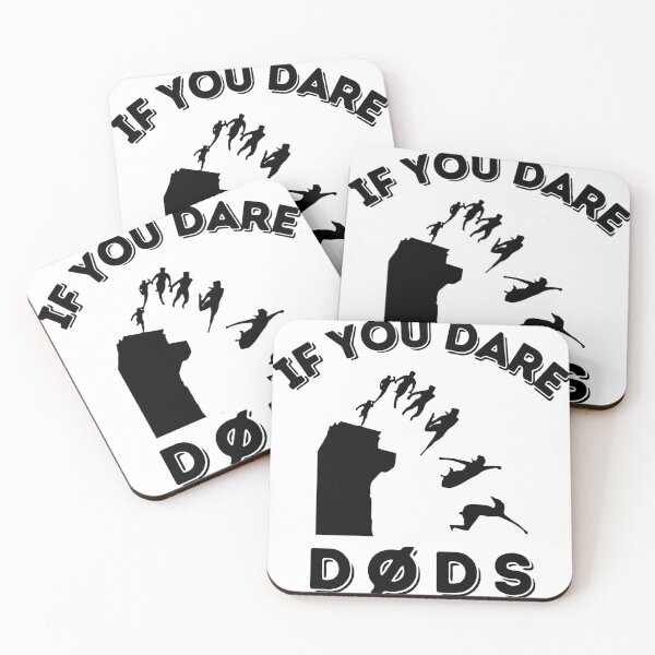 Item preview, If you dare Dods logo white shirt design designed and sold by Leivenaar.