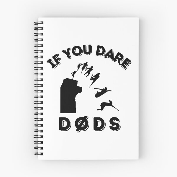 Item preview, If you dare Dods logo white shirt design designed and sold by Leivenaar.