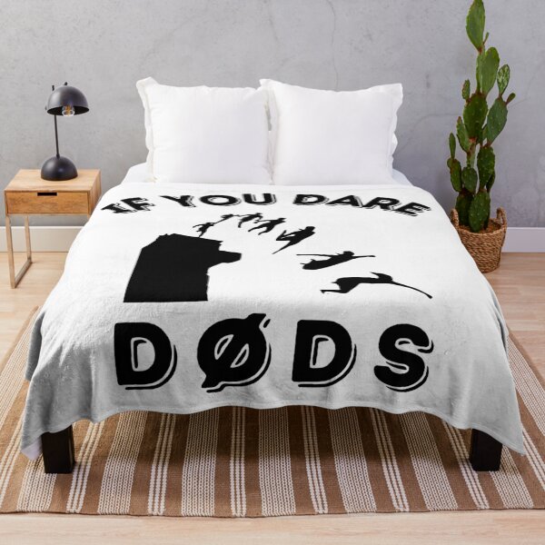Item preview, If you dare Dods logo white shirt design designed and sold by Leivenaar.