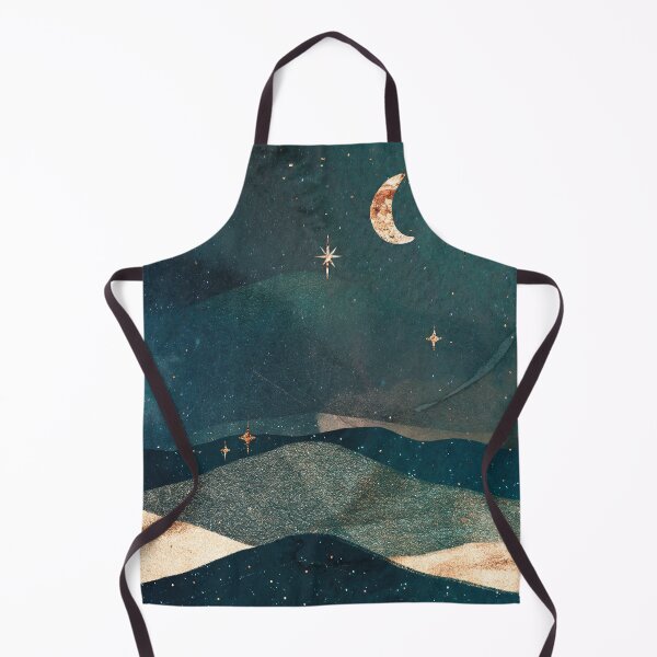 Item preview, Abstract starry moon night designed and sold by ArtStyleAlice.