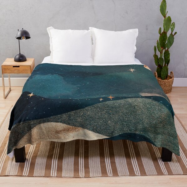 Item preview, Abstract starry moon night designed and sold by ArtStyleAlice.