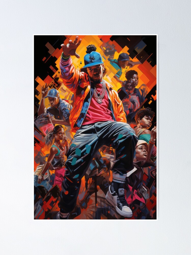 Hip-Hop Explosion: Graphic of a Young Artist