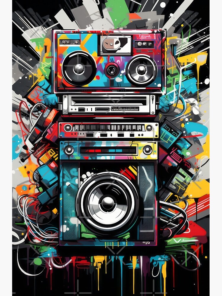 Hip-Hop Explosion: Graphic of a Young Artist