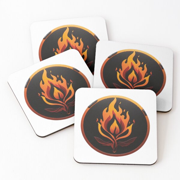 Item preview, "Fiery Blaze Abstract Art Print" designed and sold by huesFASHION.