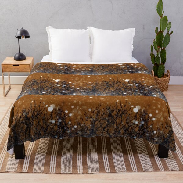 Height of the Blizzard - Snowstorm Art Photography - Gift for Weather Lovers Throw Blanket