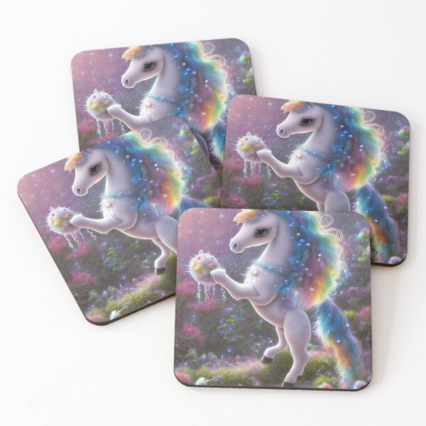 Item preview, Unicorn Pink dreams, fantasy, fable, horse, magic, glitter designed and sold by Cyber Kids.