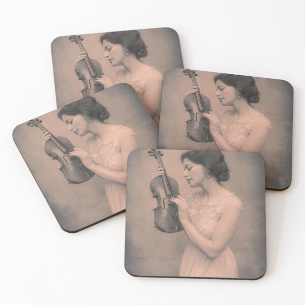 Item preview, A young woman with a violin designed and sold by Jeff  Wilson.