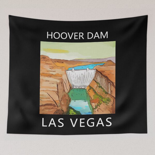 Item preview, Hoover Dam on the Colorado River, on the Nevada-Arizona border. This dam creates Lake Mead. - WelshDesigns designed and sold by welshdesigns.