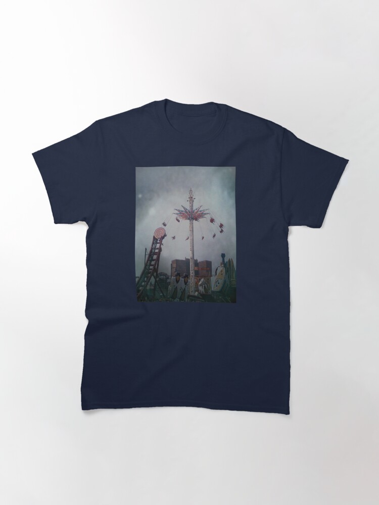Classic T-Shirt, Top of the World - Coney Island Brooklyn Art Photo - Brooklyn Lover Gift designed and sold by OneDayArt
