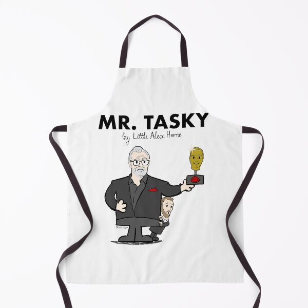 Item preview, Taskmaster - Mr Tasky (Hand drawn Taskmaster UK & Mr Men mashup - Greg Davies & Little Alex Horne) designed and sold by uselessnyc.