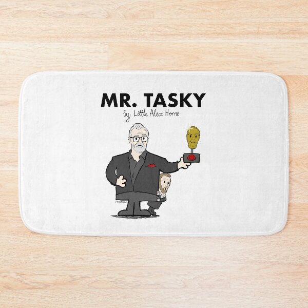 Item preview, Taskmaster - Mr Tasky (Hand drawn Taskmaster UK & Mr Men mashup - Greg Davies & Little Alex Horne) designed and sold by uselessnyc.