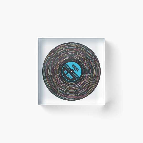 Item preview, Rainbow Vinyl Love (blue) designed and sold by animinimal.