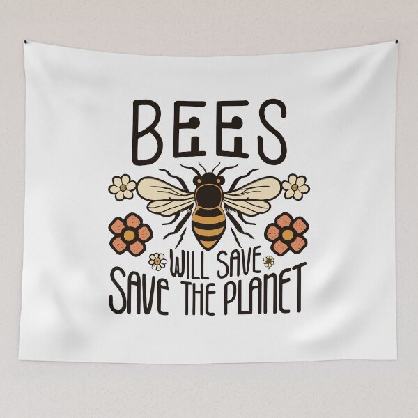 Item preview, Bees will save the planet simpel design designed and sold by Leivenaar.
