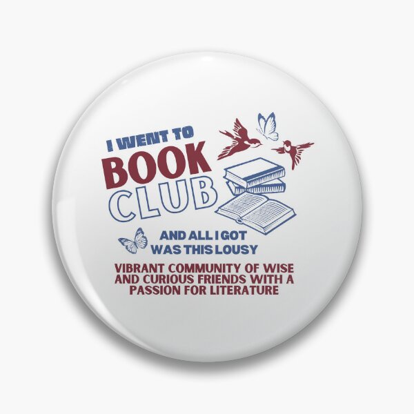Item preview, I Went to Book Club Red and Blue designed and sold by joelleodo.