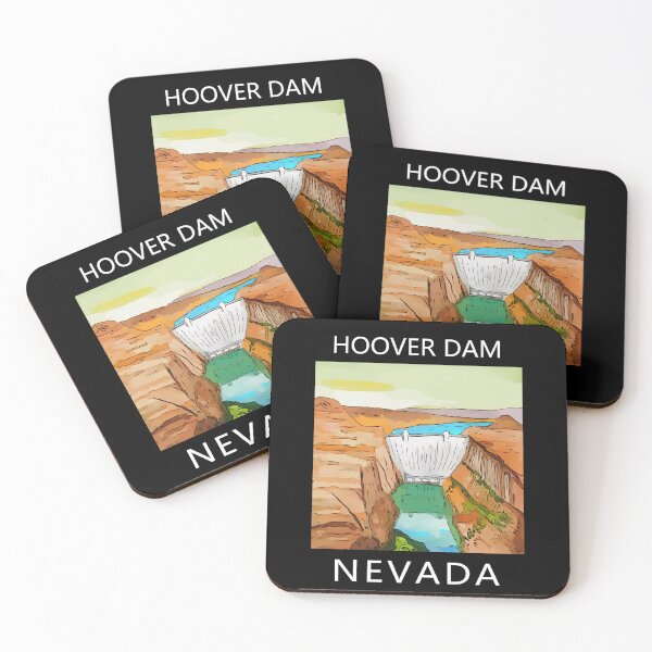 Item preview, Hoover Dam on the Colorado River, on the Nevada-Arizona border. This dam creates Lake Mead. - WelshDesigns designed and sold by welshdesigns.
