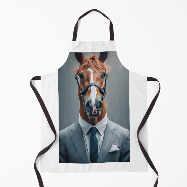 Item preview, horse posing in suit portrait designed and sold by RB Graphics.