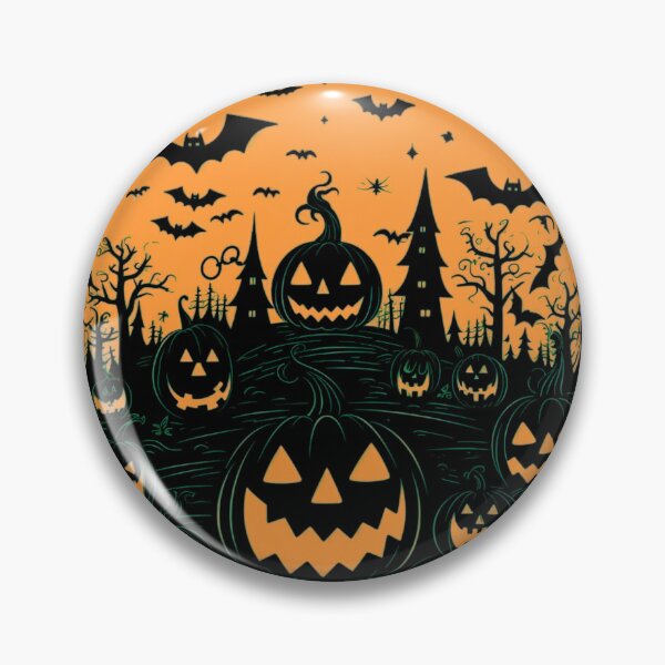 Item preview, Halloween A Lot of Spooky Pumpkin and Bats designed and sold by DINOMONS.