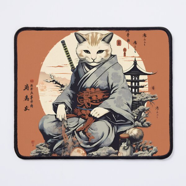 Item preview, Ninja Cat Warrior designed and sold by laika-et-al.