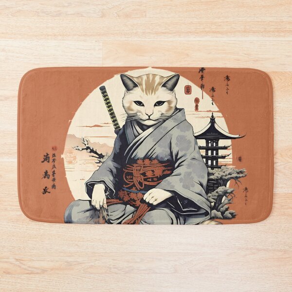 Item preview, Ninja Cat Warrior designed and sold by laika-et-al.