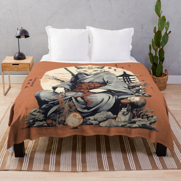 Item preview, Ninja Cat Warrior designed and sold by laika-et-al.