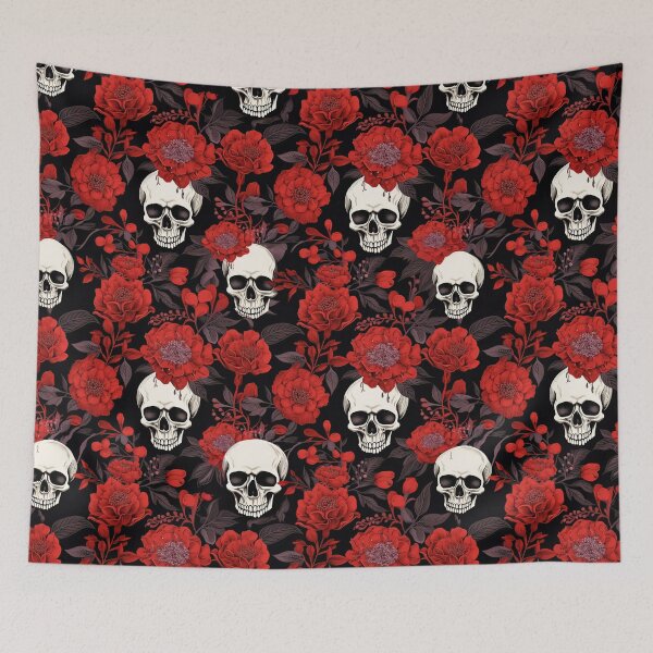 Item preview, Skulls & Roses designed and sold by HatiDesign.