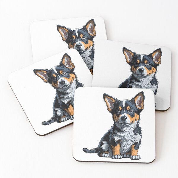 Item preview, Black Brown and White sweet Lancashire Heeler gifts for everyone who loves dogs designed and sold by EwelelleDesign.