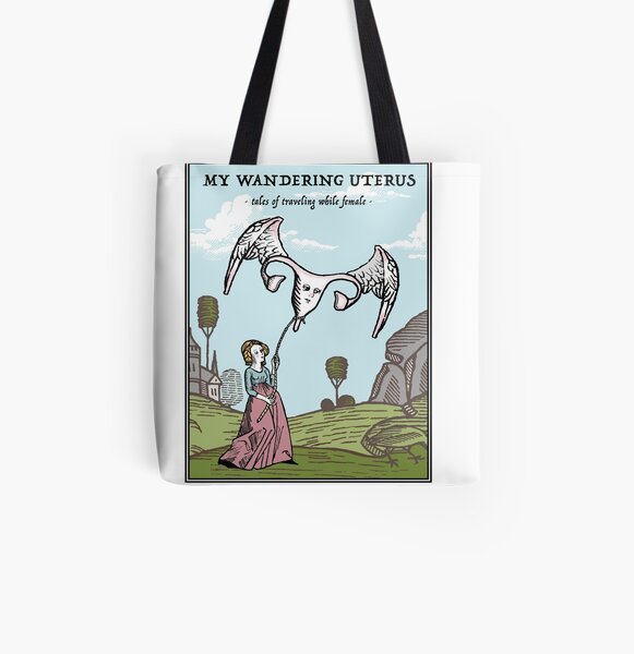 My Wandering Uterus All Over Print Tote Bag