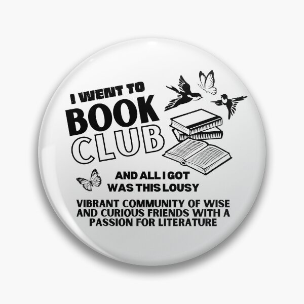Item preview, I Went to Book Club Black designed and sold by joelleodo.