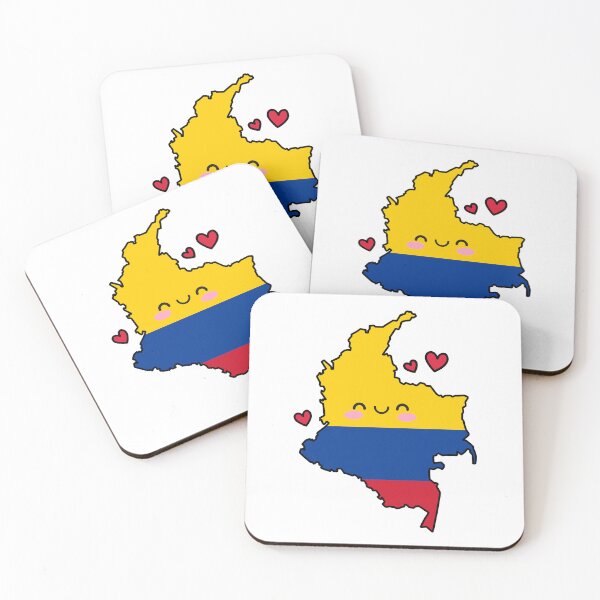 Item preview, Colombia Flag Map Smile with Love designed and sold by pixelsparkzone.