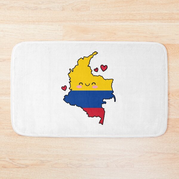 Item preview, Colombia Flag Map Smile with Love designed and sold by pixelsparkzone.