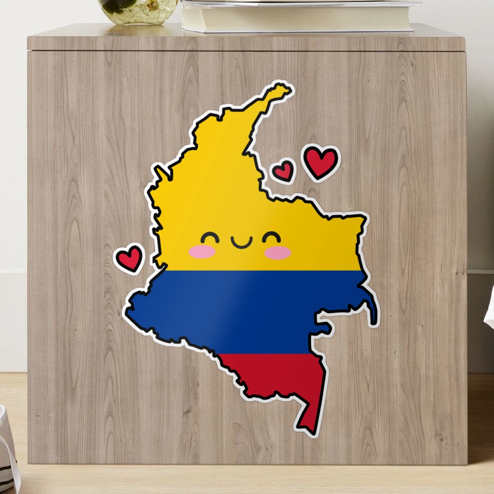 Custom Love Colombia Map Flag Zipper Hoodie By Party - Artistshot