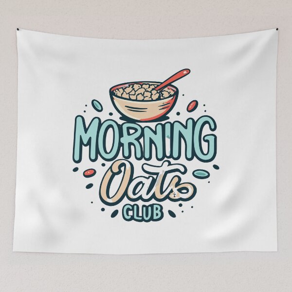 Item preview, Morning Oats Club design designed and sold by Leivenaar.