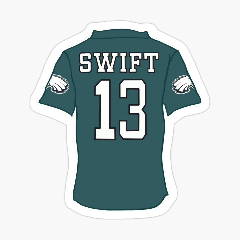 Jason Kelce Alternate Jersey Sticker for Sale by designsheaven