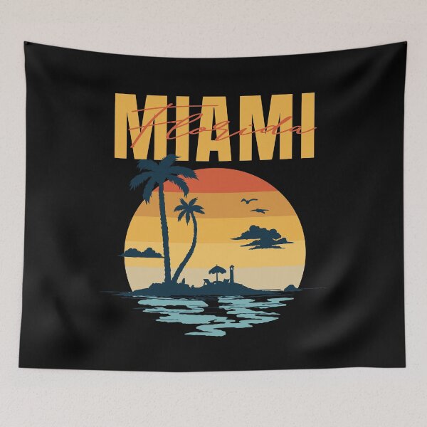 Item preview, Classic Vintage Sunset City of Miami Florida designed and sold by knapst.