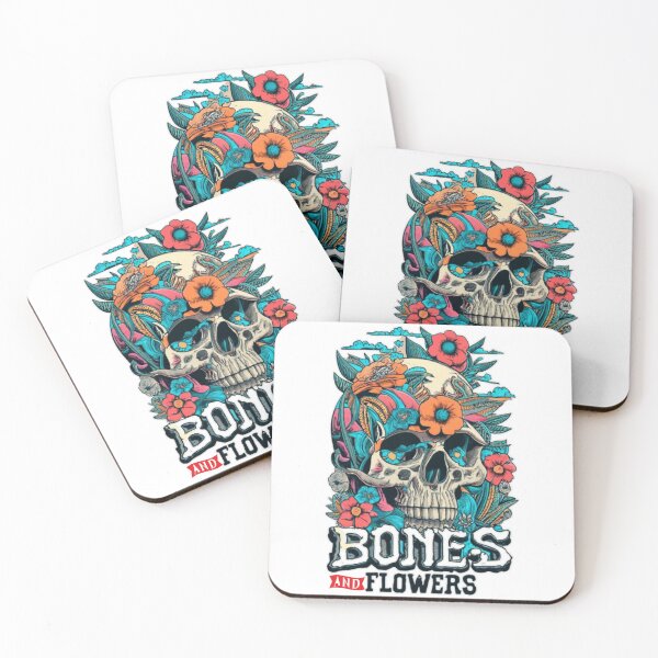 Item preview, Bones And Flowers designed and sold by ColorFlick.