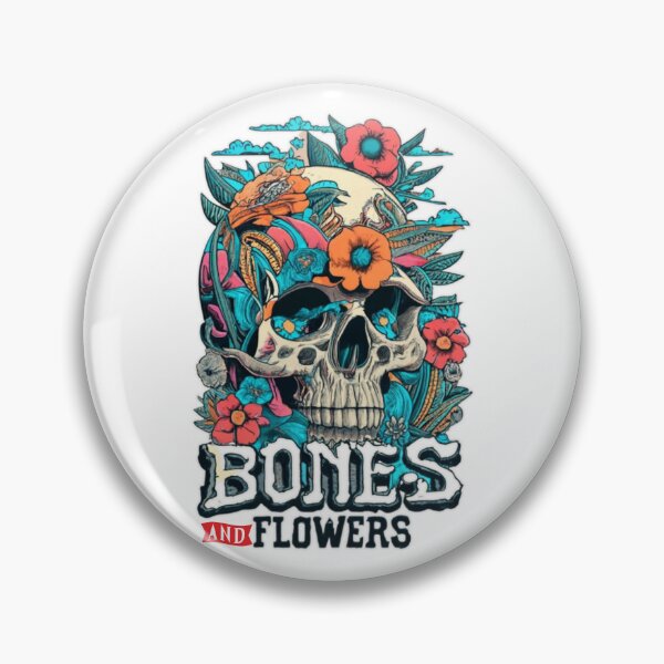 Item preview, Bones And Flowers designed and sold by ColorFlick.