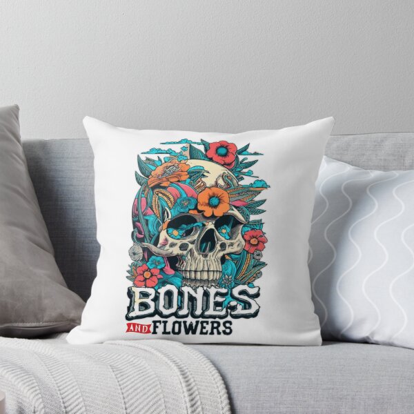 Item preview, Bones And Flowers designed and sold by ColorFlick.