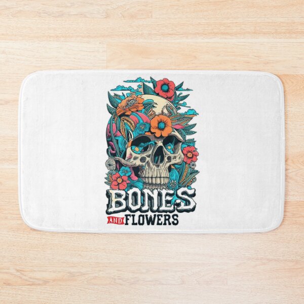 Item preview, Bones And Flowers designed and sold by ColorFlick.