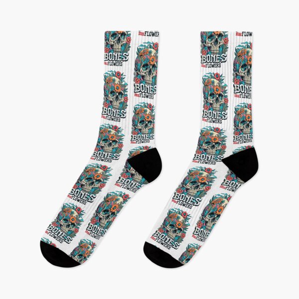 Item preview, Bones And Flowers designed and sold by ColorFlick.