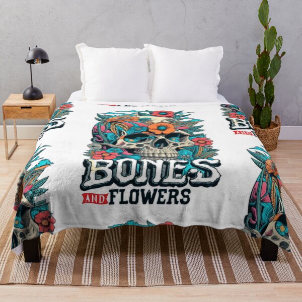 Item preview, Bones And Flowers designed and sold by ColorFlick.