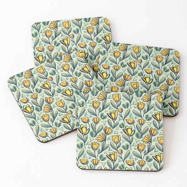 Item preview, Colorful Watercolor Yellow Flower Pattern designed and sold by PMCreative.
