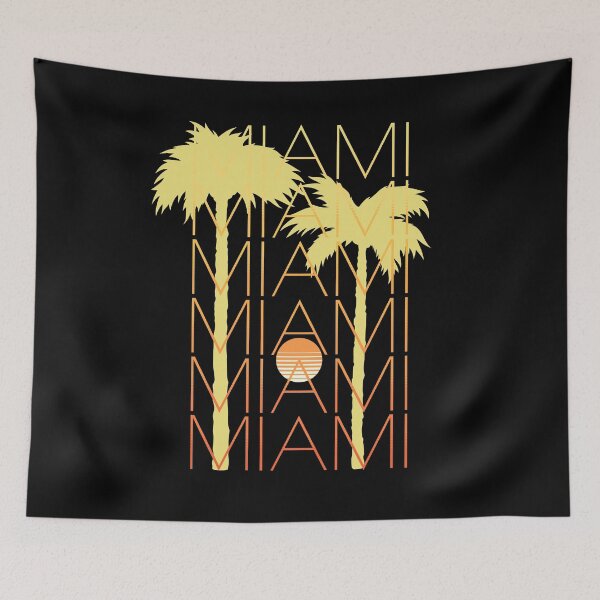 Item preview, Classic Retro City of Miami Florida designed and sold by knapst.